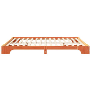 Σκελετός Κρεβατιού Καφέ 180 x 210 cm Στερεά ξυλεία πεύκου