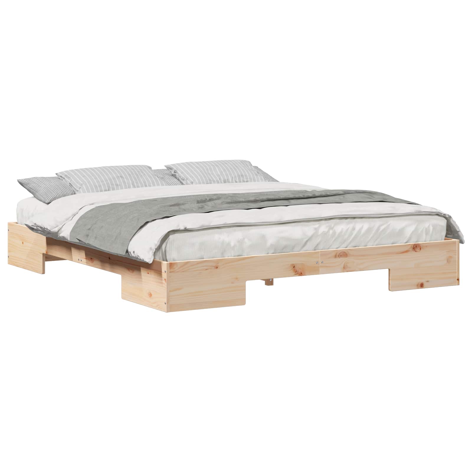 Σκελετός Κρεβατιού Καφέ 200 x 200 cm - Pakobazaar