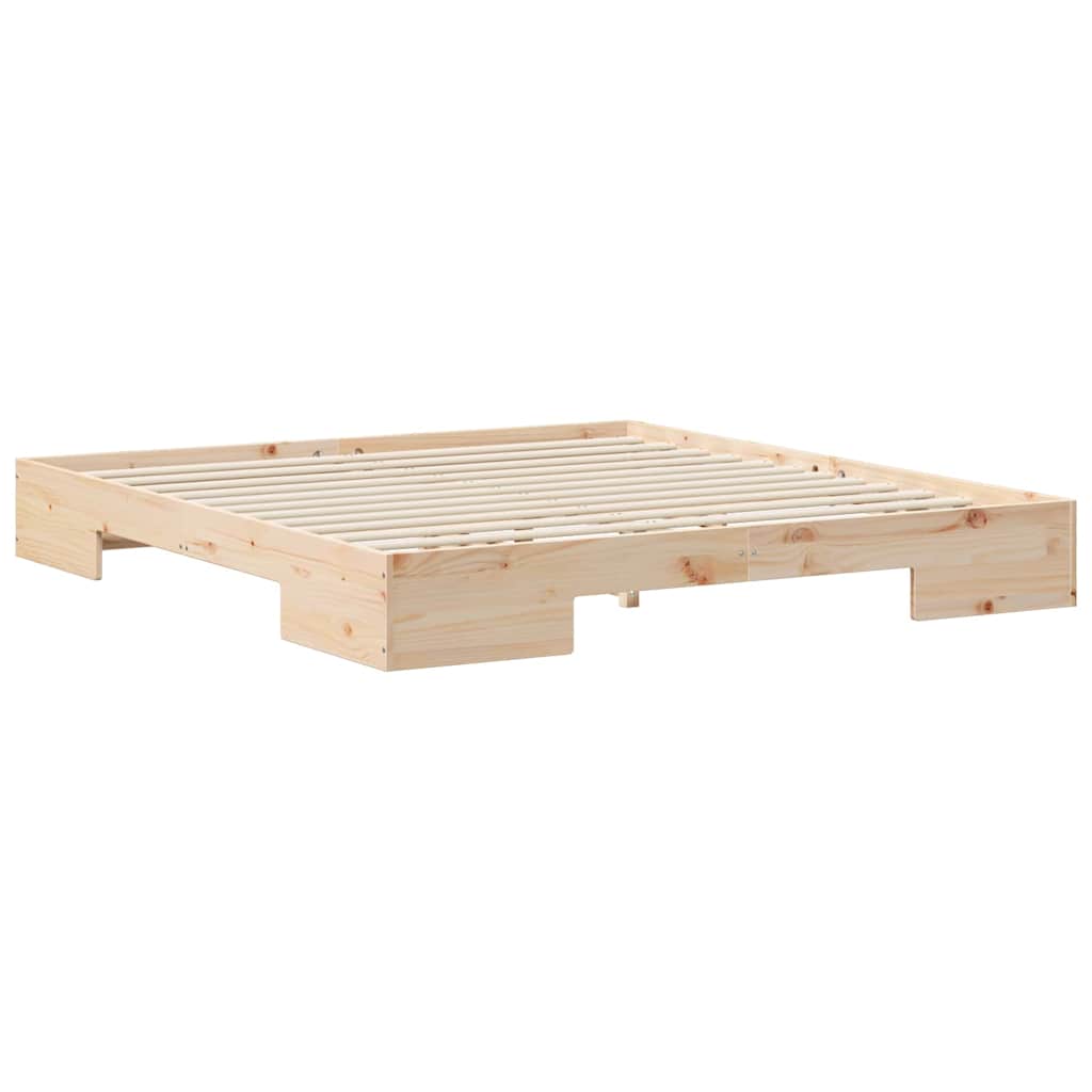 Σκελετός Κρεβατιού Καφέ 200 x 200 cm - Pakobazaar