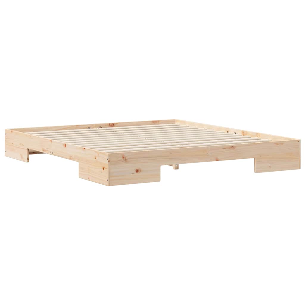 Σκελετός Κρεβατιού Καφέ 200 x 200 cm - Pakobazaar