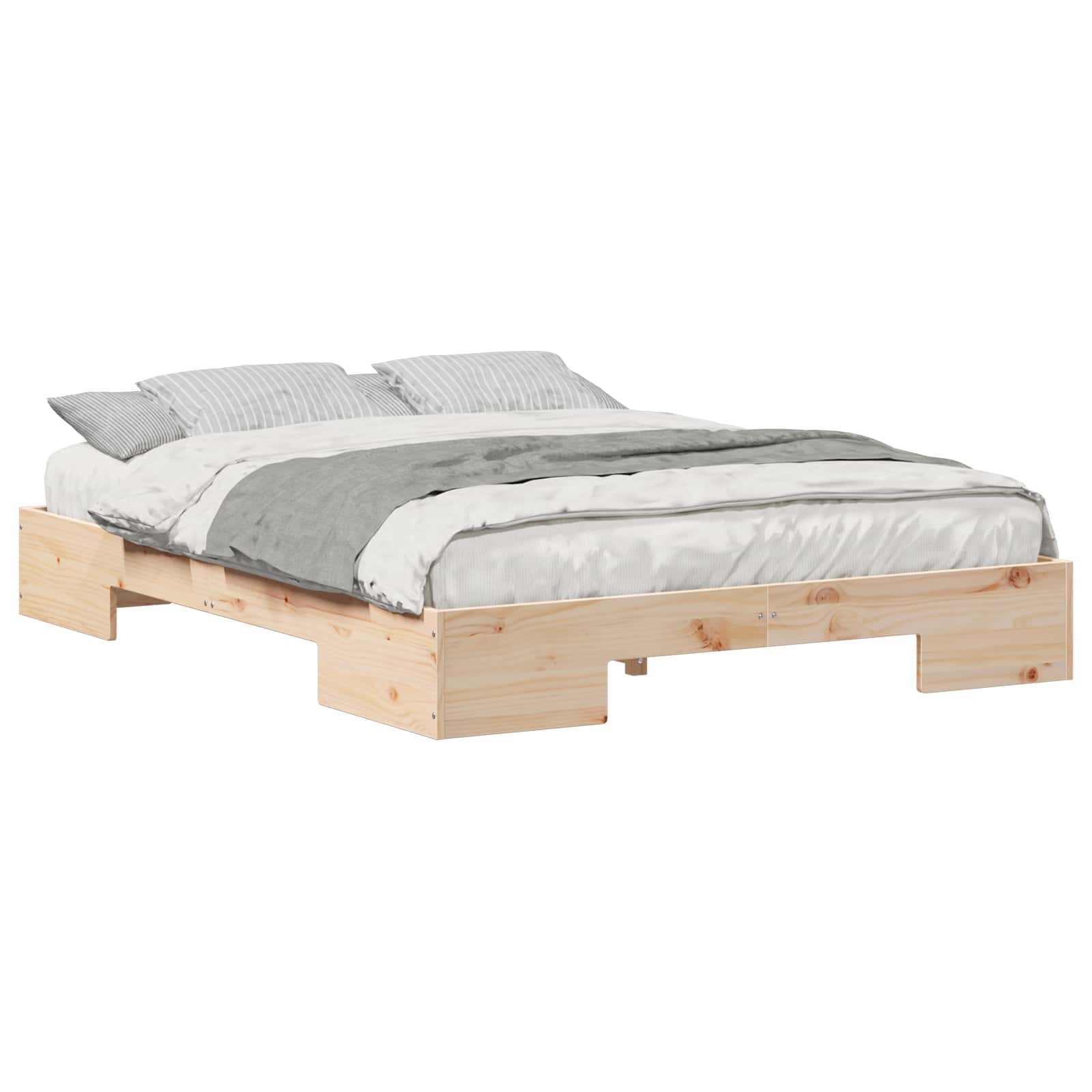 Σκελετός Κρεβατιού Καφέ 150 x 200 cm - Pakobazaar