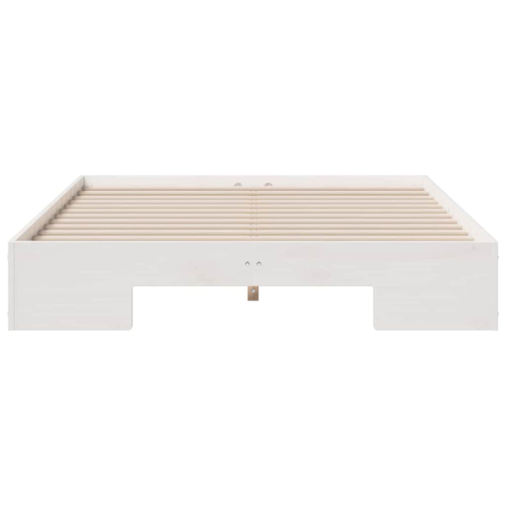 Σκελετός Κρεβατιού Λευκό 140 x 190 cm - Pakobazaar