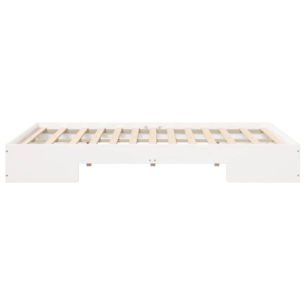 Σκελετός Κρεβατιού Λευκό 140 x 190 cm - Pakobazaar
