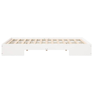 Σκελετός Κρεβατιού Λευκό 140 x 190 cm - Pakobazaar