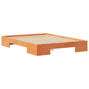 Σκελετός Κρεβατιού Καφέ 135 x 190 cm - Pakobazaar