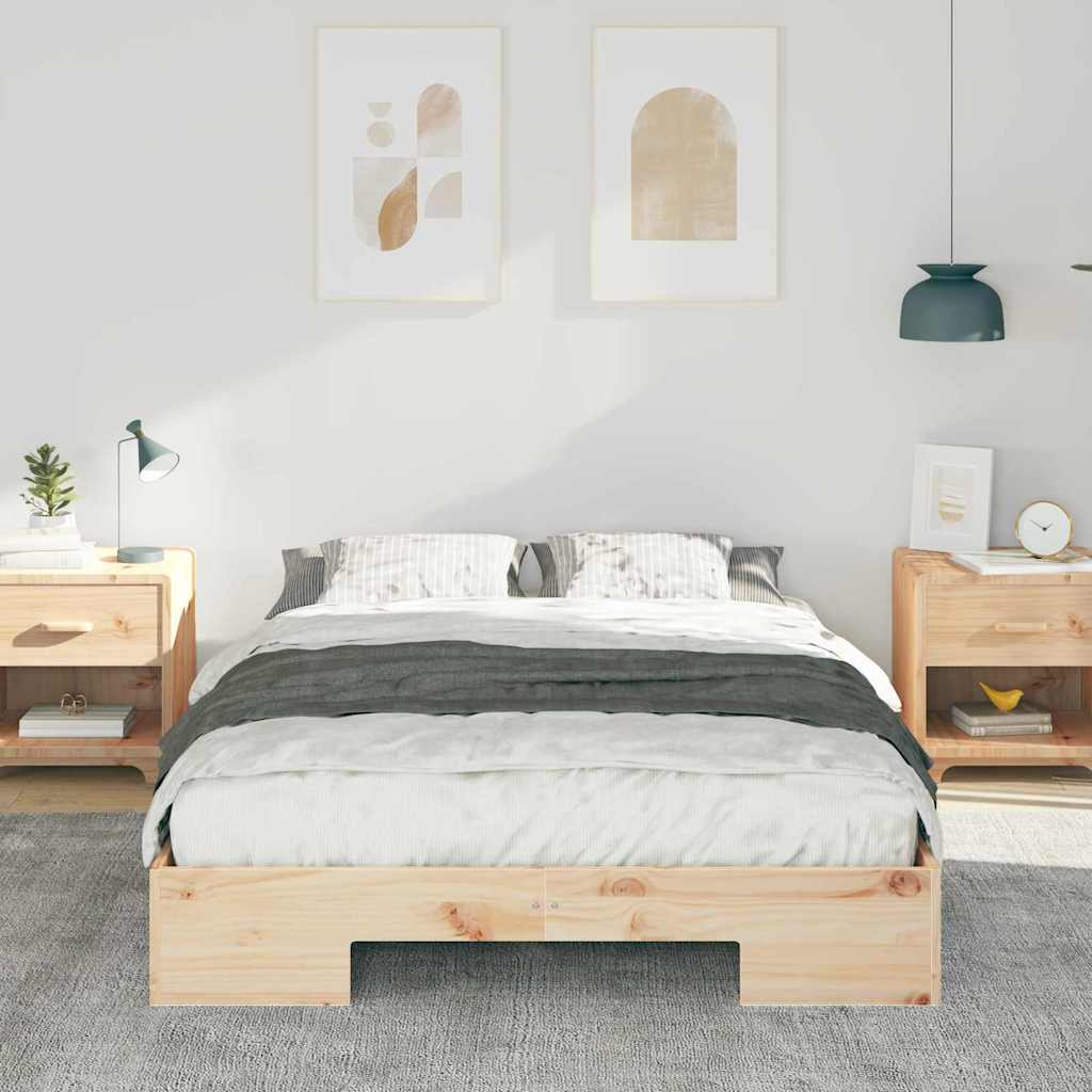 Σκελετός Κρεβατιού Καφέ 120 x 190 cm - Pakobazaar
