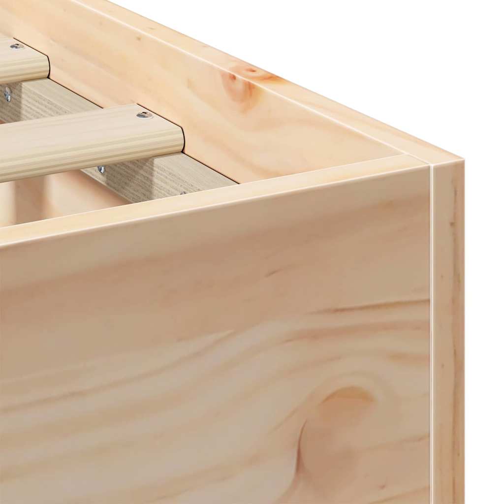 Σκελετός Κρεβατιού Καφέ 90 x 190 cm - Pakobazaar