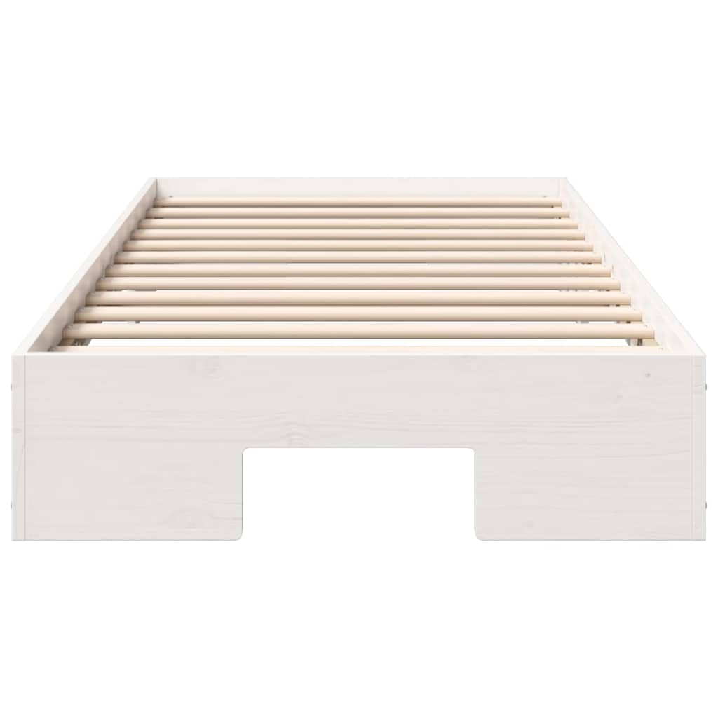 Σκελετός Κρεβατιού Λευκό 90 x 190 cm - Pakobazaar