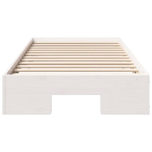 Σκελετός Κρεβατιού Λευκό 90 x 190 cm - Pakobazaar