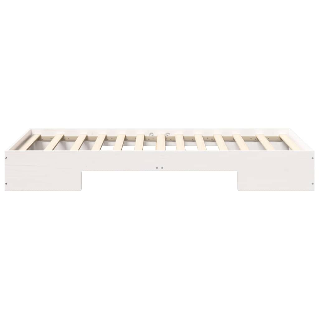 Σκελετός Κρεβατιού Λευκό 90 x 190 cm - Pakobazaar
