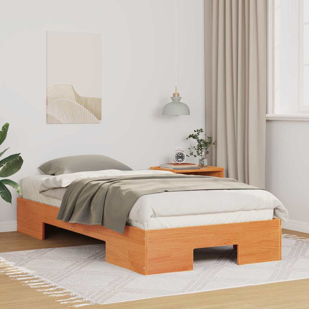 Σκελετός Κρεβατιού Καφέ 75 x 190 cm - Pakobazaar