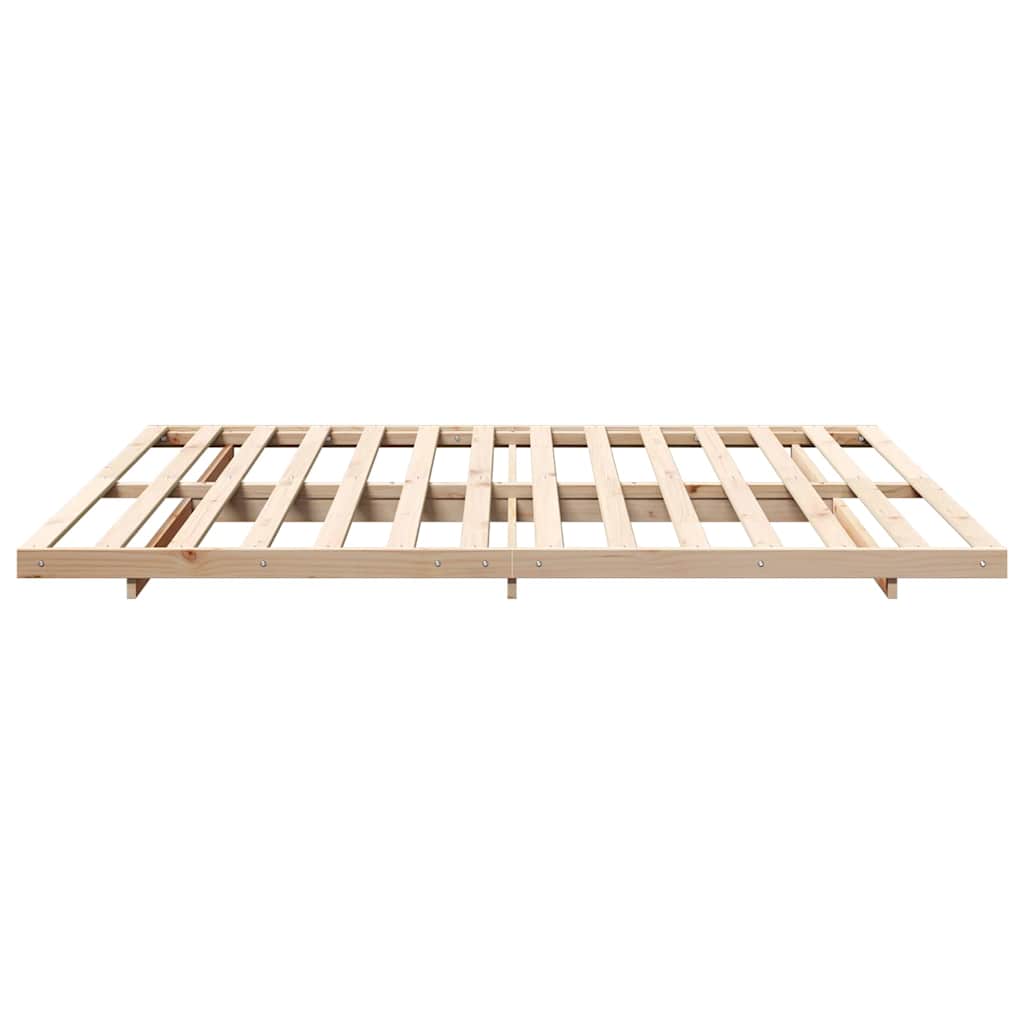 Σκελετός Κρεβατιού Καφέ 180 x 200 cm Στερεά ξυλεία πεύκου