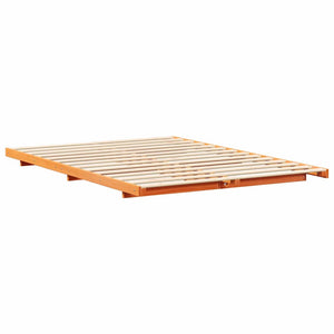 Σκελετός Κρεβατιού Κερωτό καφέ 160 x 200 cm