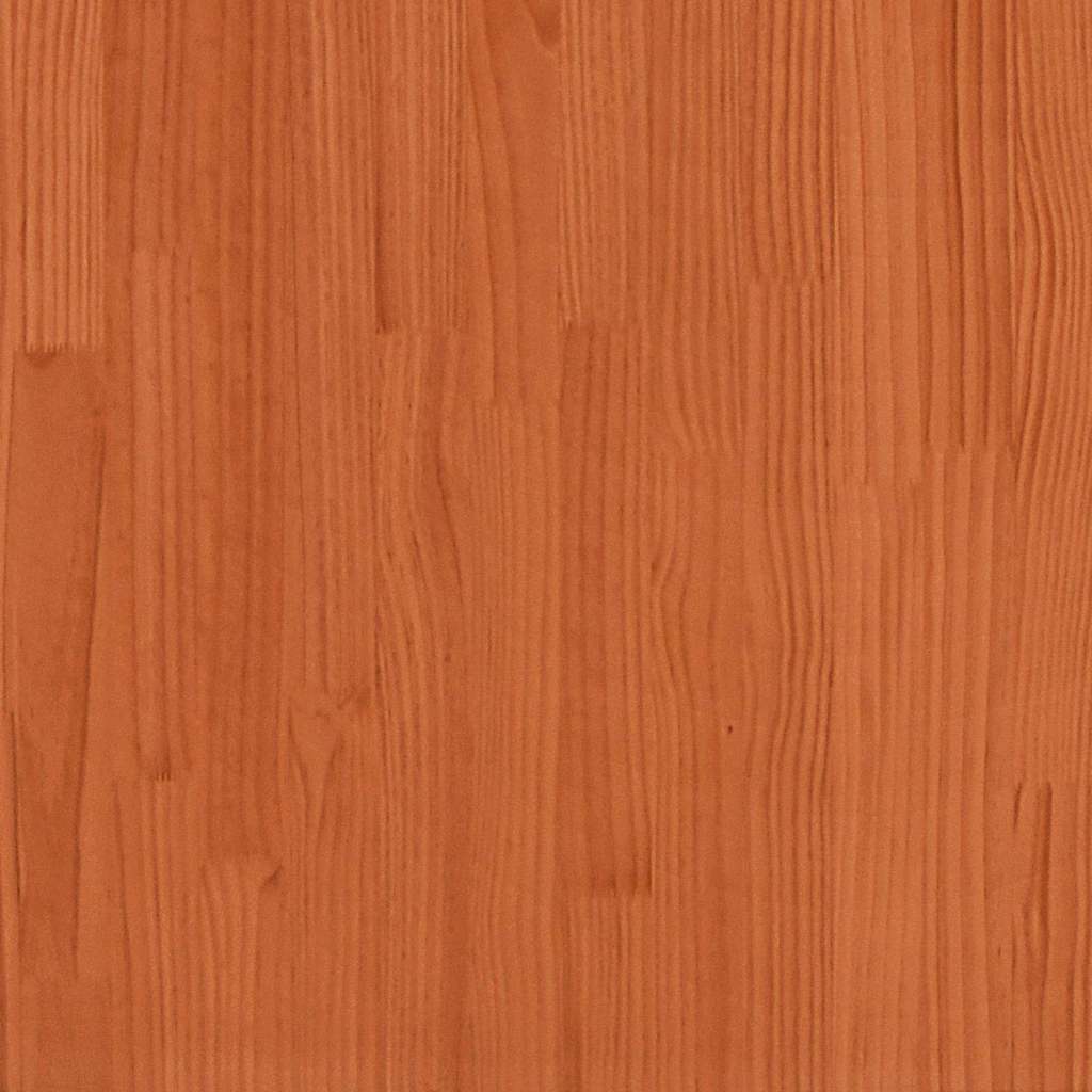 Σκελετός Κρεβατιού Κερωτό καφέ 160 x 200 cm