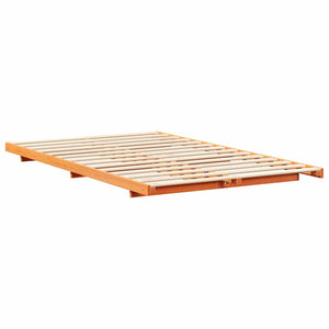 Σκελετός Κρεβατιού Κερωτό καφέ 135 x 190 cm