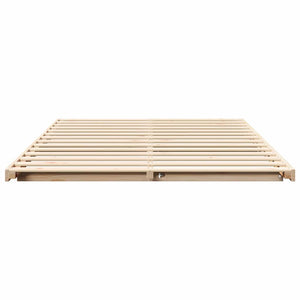 Σκελετός Κρεβατιού Καφέ 140 x 210 cm Στερεά ξυλεία πεύκου