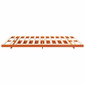 Σκελετός Κρεβατιού Κερωτό καφέ 140 x 210 cm