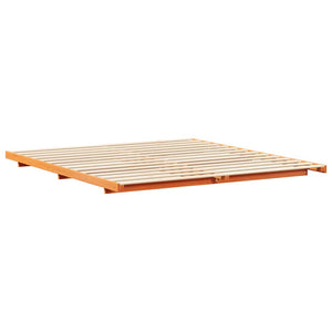 Σκελετός Κρεβατιού Κερωτό καφέ 180 x 210 cm