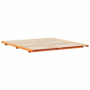 Σκελετός Κρεβατιού Κερωτό καφέ 180 x 210 cm