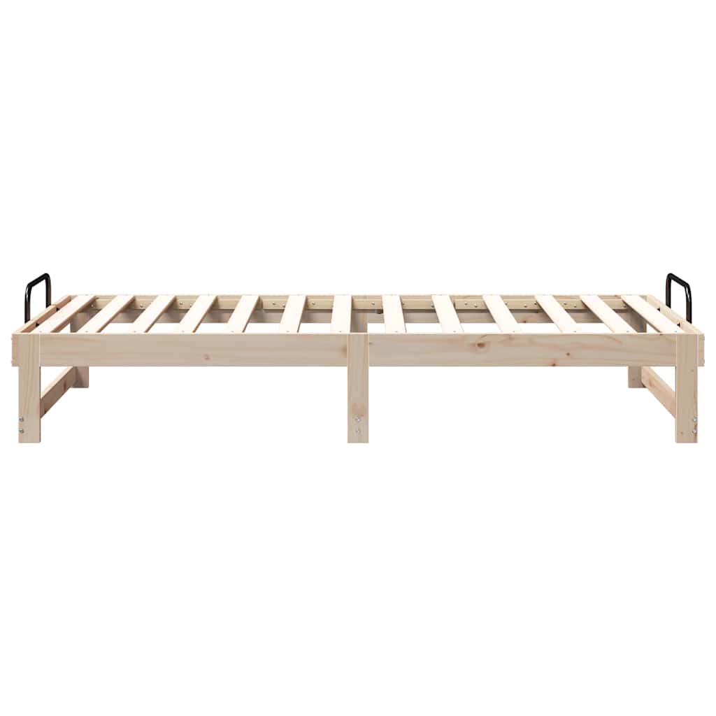 Σκελετός Κρεβατιού Καφέ 90 x 190 cm Στερεά ξυλεία πεύκου