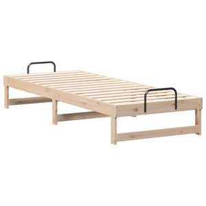 Σκελετός Κρεβατιού Καφέ 80 x 210 cm Στερεά ξυλεία πεύκου - Pakobazaar