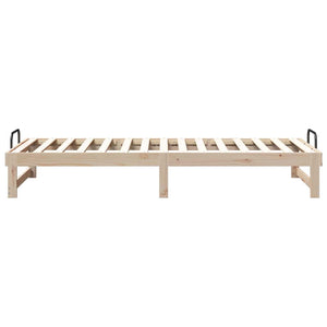 Σκελετός Κρεβατιού Καφέ 80 x 210 cm Στερεά ξυλεία πεύκου - Pakobazaar