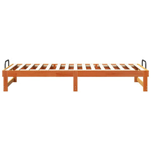 Σκελετός Κρεβατιού Καφέ 80 x 210 cm Στερεά ξυλεία πεύκου