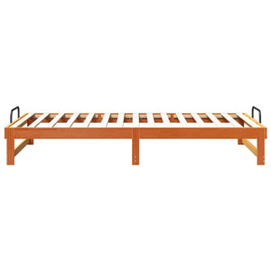 Σκελετός Κρεβατιού Καφέ 100 x 210 cm Στερεά ξυλεία πεύκου