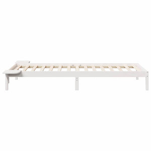 Κρεβατοκάμαρα με Πλαϊνά Τραπέζια Λευκό 90 x 210 cm