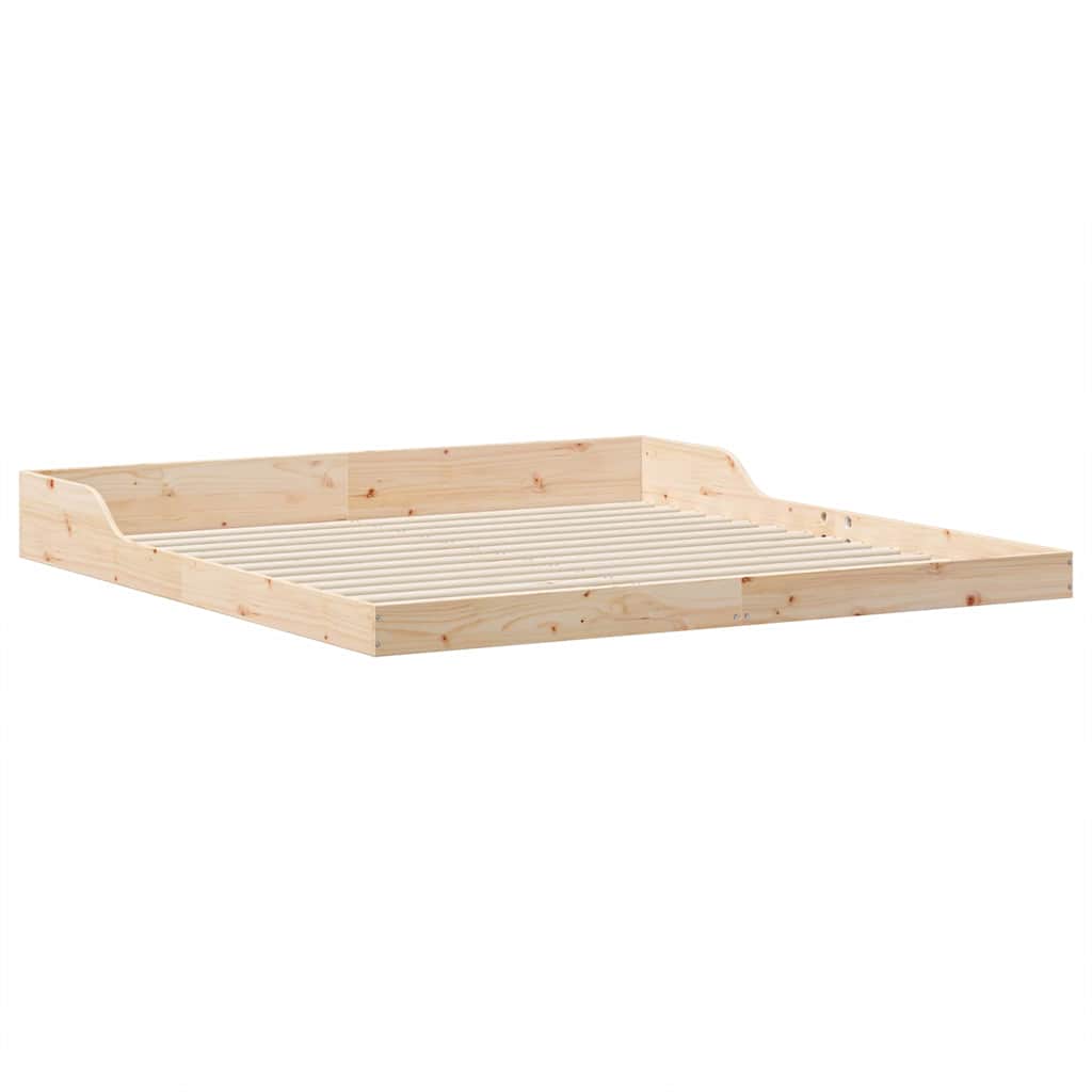 Σκελετός Κρεβατιού Καφέ 180 x 200 cm Στερεά ξυλεία πεύκου