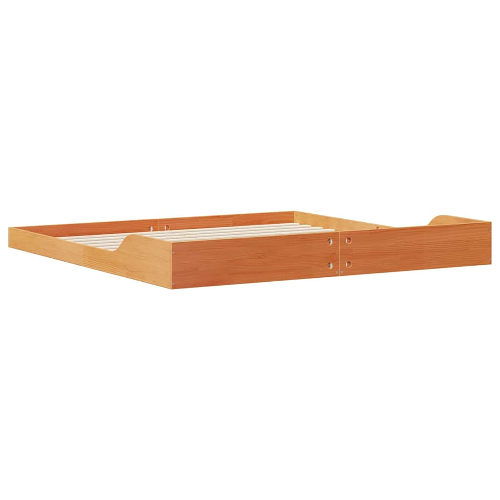 Σκελετός Κρεβατιού Κερωτό καφέ 180 x 200 cm