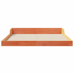 Σκελετός Κρεβατιού Κερωτό καφέ 140 x 200 cm