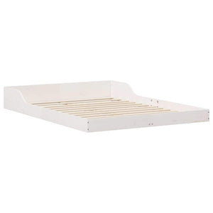 Σκελετός Κρεβατιού Λευκό 120 x 190 cm Στερεά ξυλεία πεύκου - Pakobazaar
