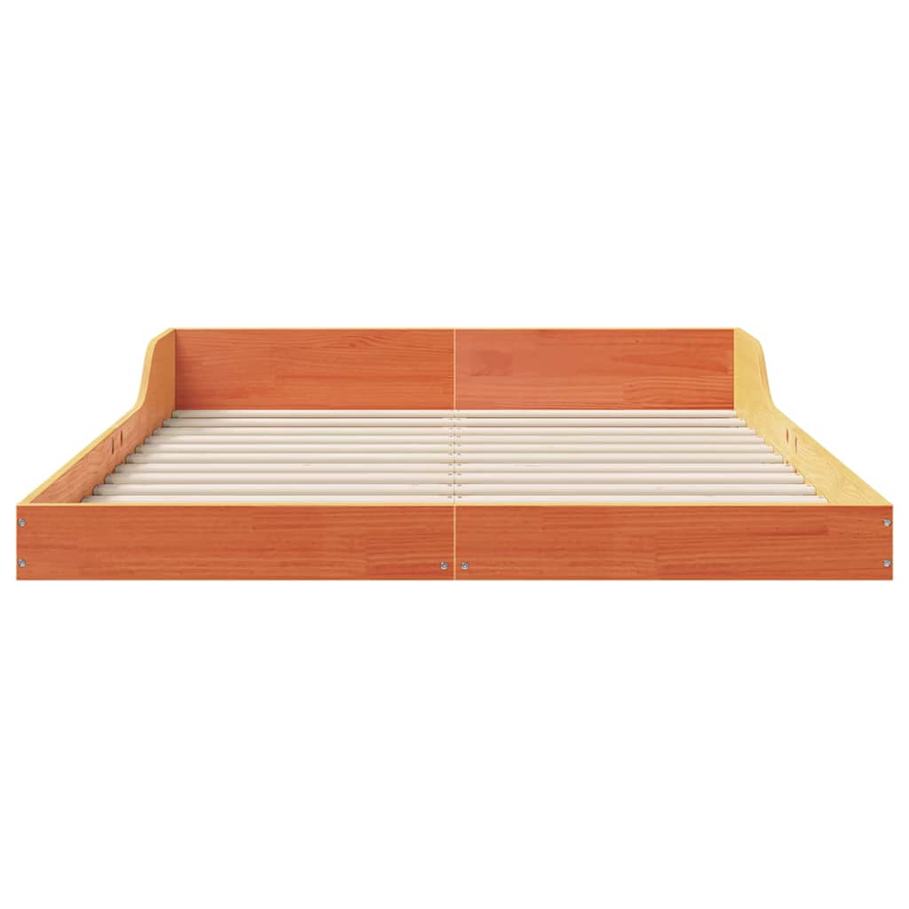 Σκελετός Κρεβατιού Κερωτό καφέ 120 x 190 cm
