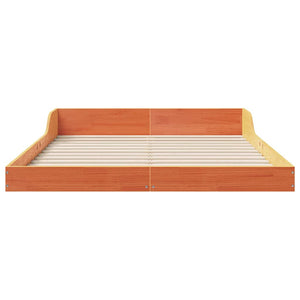 Σκελετός Κρεβατιού Κερωτό καφέ 120 x 190 cm