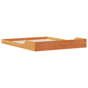 Σκελετός Κρεβατιού Κερωτό καφέ 140 x 220 cm