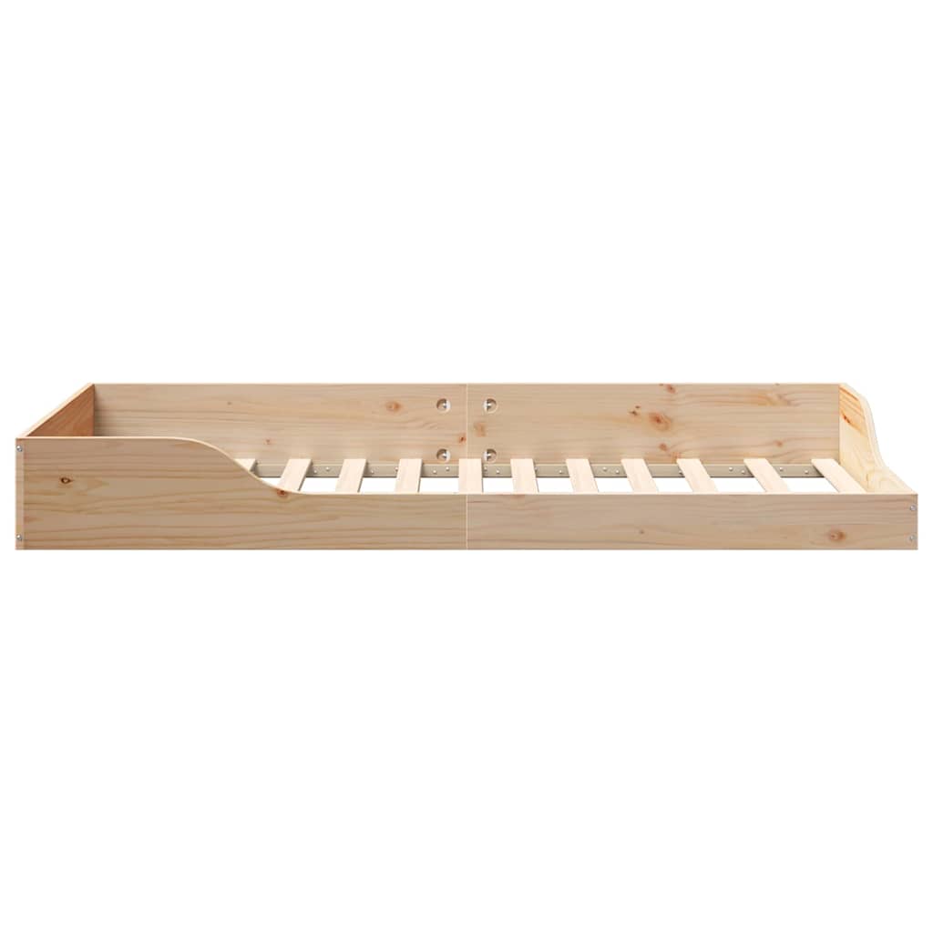 Σκελετός Κρεβατιού Καφέ 90 x 190 cm Στερεά ξυλεία πεύκου - Pakobazaar