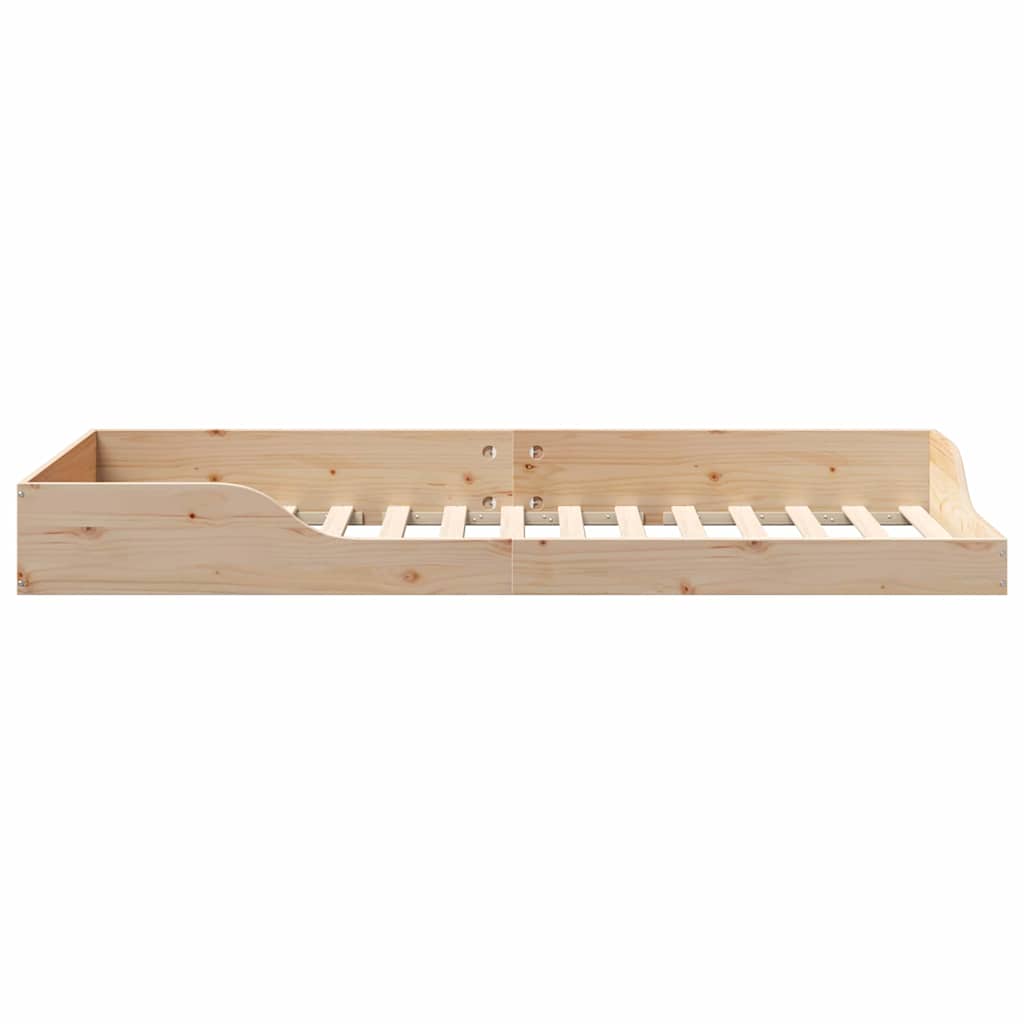 Σκελετός Κρεβατιού Καφέ 80 x 210 cm Στερεά ξυλεία πεύκου