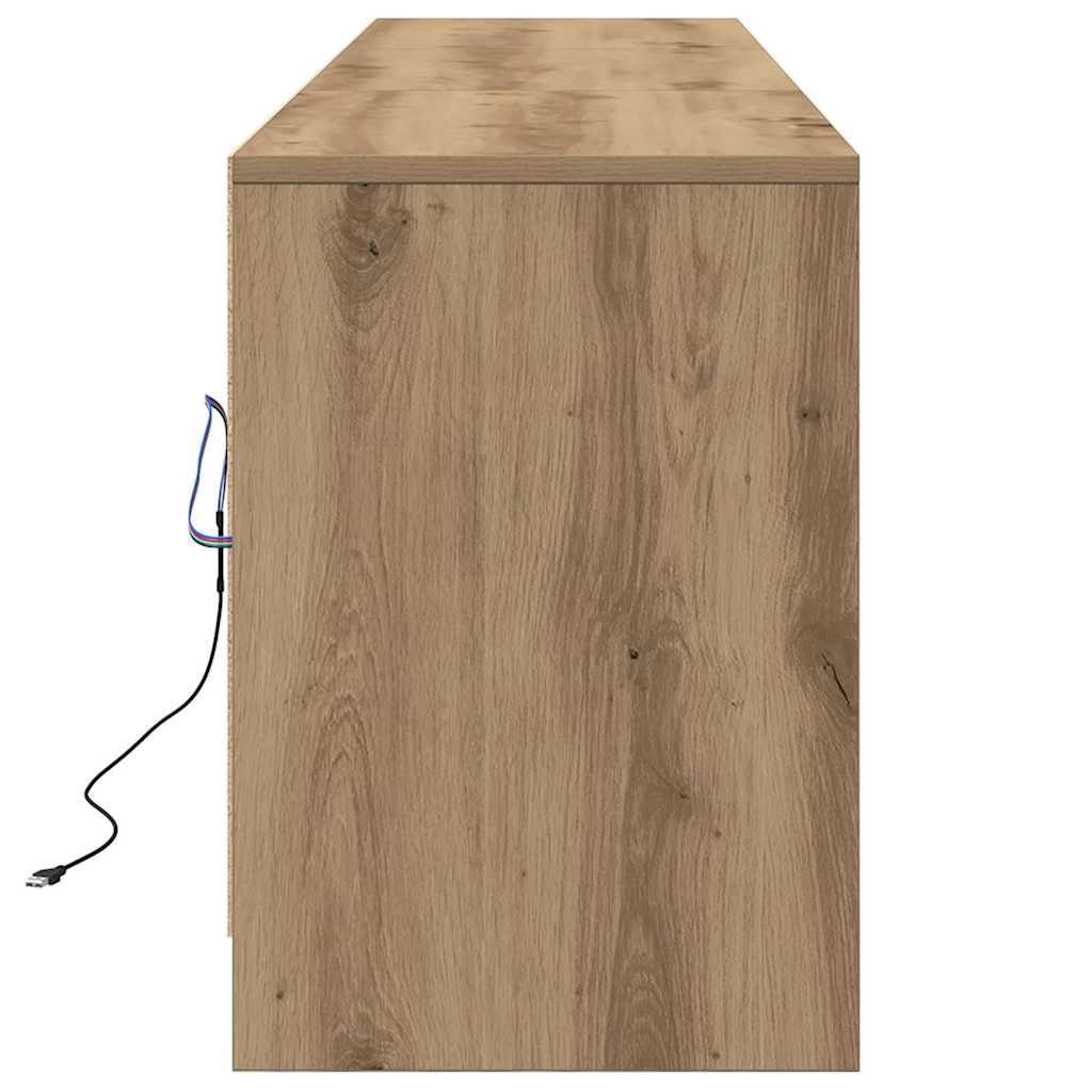 Μονάδες TV Επιτοίχιο 2 pcs Artisan Oak 180 x 34 x 50 εκ