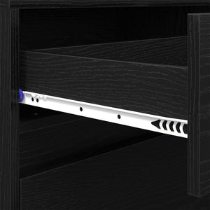 Μονάδες TV 180 x 34 x 50 εκ Μαύρη Οξυά Επεξεργασμένο Ξύλο