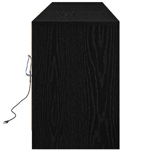 Μονάδες TV 180 x 34 x 50 εκ Μαύρη Οξυά Επεξεργασμένο Ξύλο