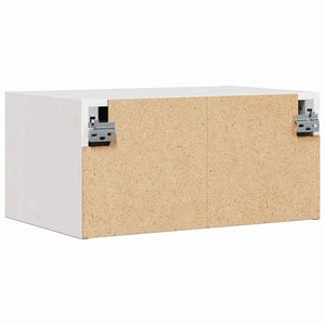 Κομοδίνο 2 pcs Λευκό 50 x 32,5 x 24 εκ Μασίφ ξύλο πεύκου - Pakobazaar