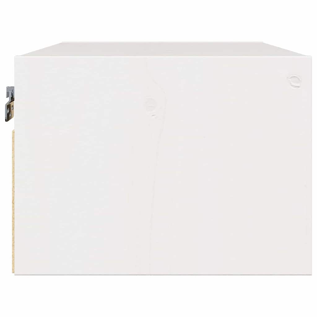 Κομοδίνο 2 pcs Λευκό 50 x 32,5 x 24 εκ Μασίφ ξύλο πεύκου - Pakobazaar