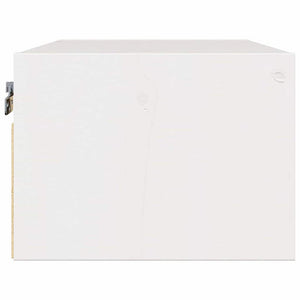 Κομοδίνο 2 pcs Λευκό 50 x 32,5 x 24 εκ Μασίφ ξύλο πεύκου - Pakobazaar