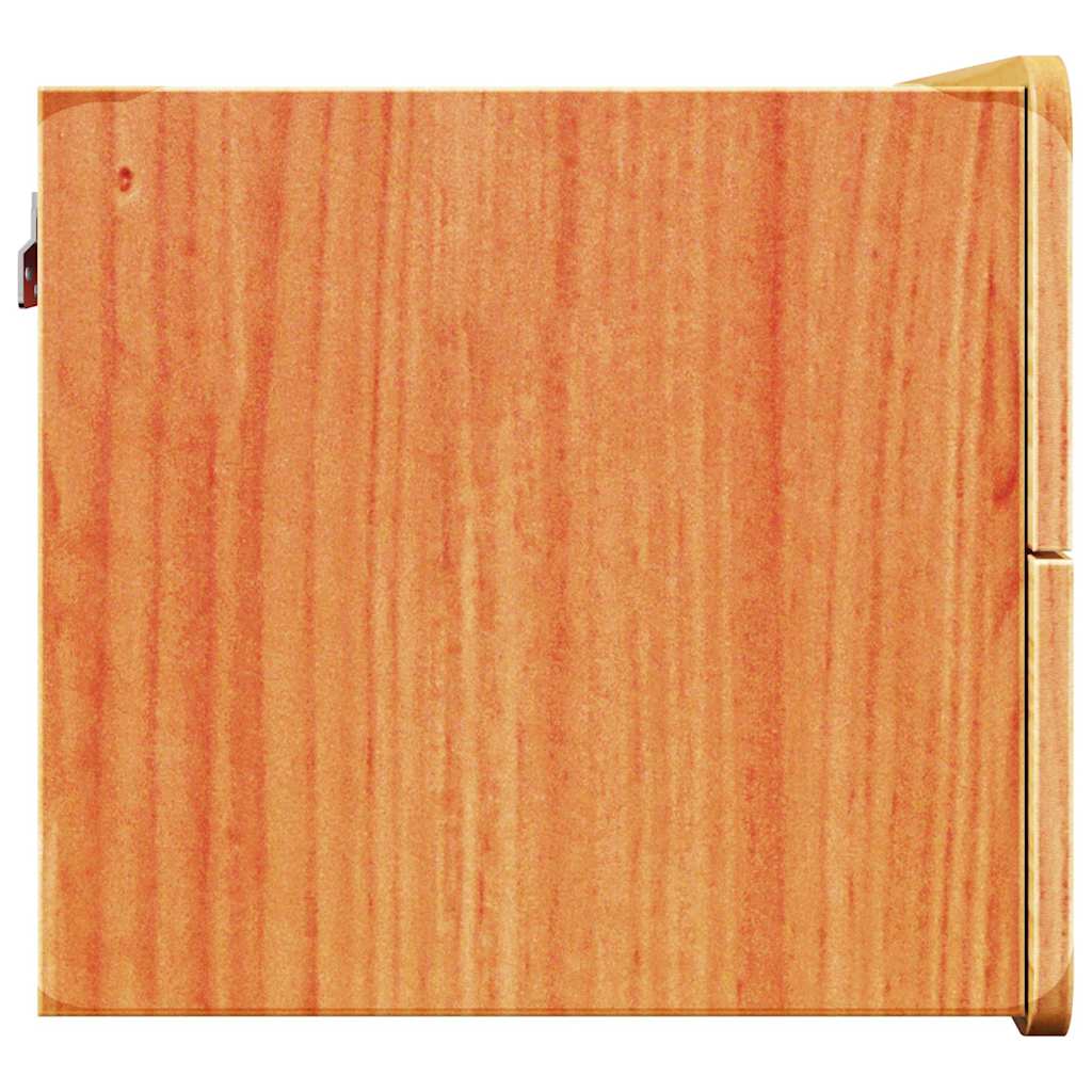 Κομοδίνο 2 pcs Καφέ 39 x 34 x 33 εκ. Μασίφ ξύλο πεύκου