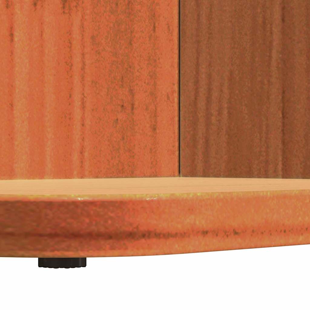 Τραπεζάκι σαλονιού Κερωτό καφέ 80 x 39,5 x 33,5 εκ