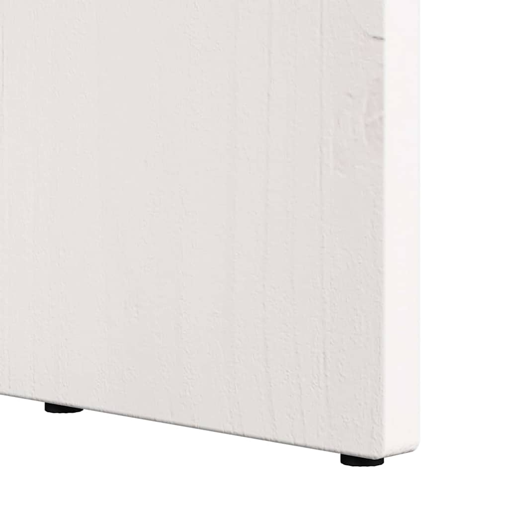 Τραπεζάκι σαλονιού Λευκό 50 x 50 x 35 cm Μασίφ ξύλο πεύκου