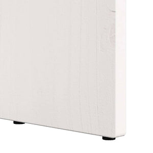 Τραπεζάκι σαλονιού Λευκό 50 x 50 x 35 cm Μασίφ ξύλο πεύκου