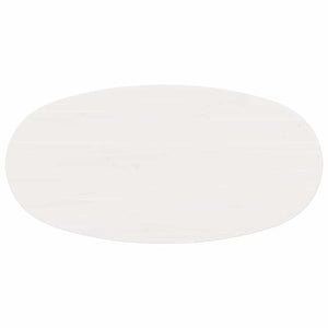 Τραπεζάκι σαλονιού Λευκό 80 x 40 x 35 cm Στερεά ξυλεία πεύκου