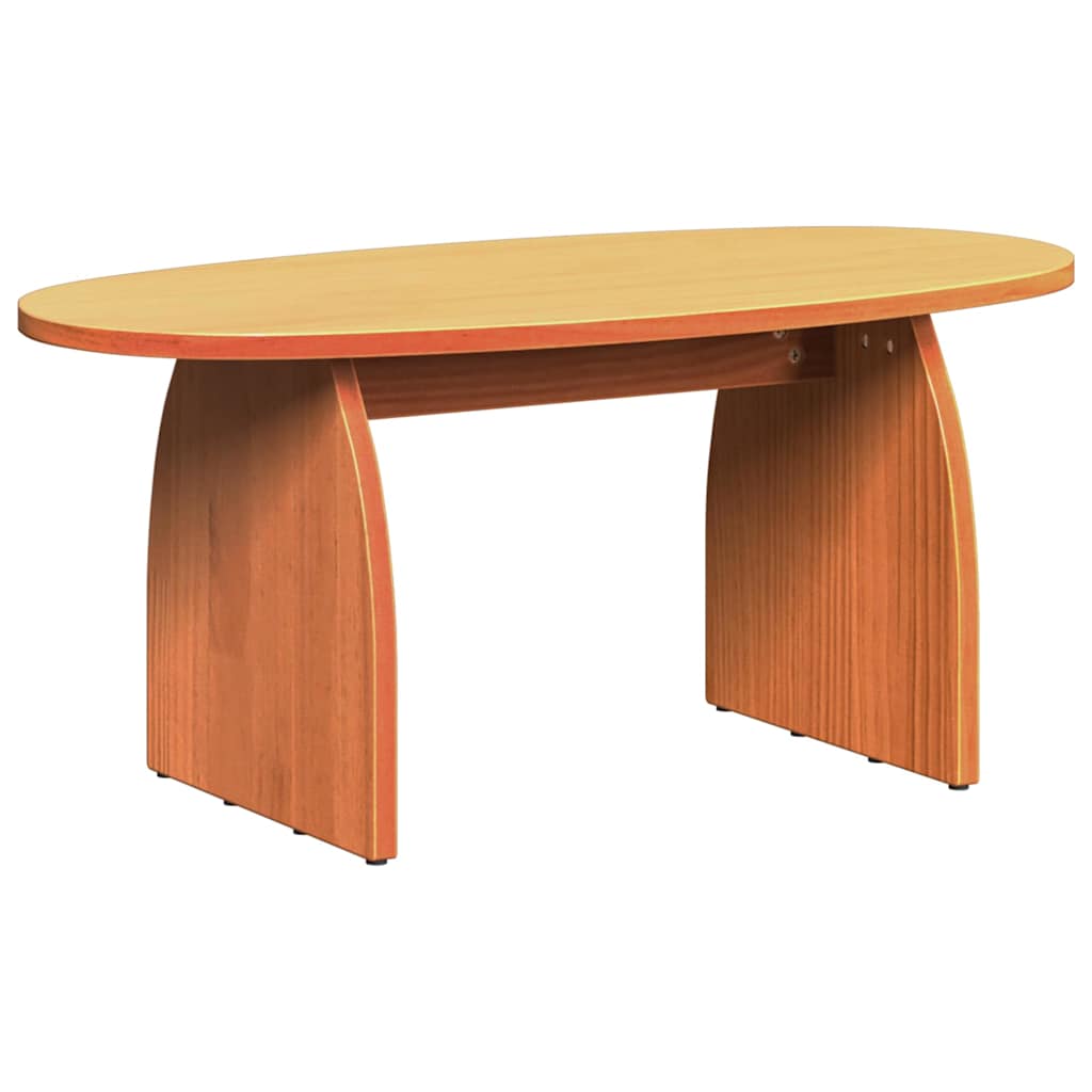 Τραπεζάκι σαλονιού Κερωτό καφέ 80 x 40 x 35 cm